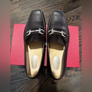 MENS Salvatore Ferragamo Brown Leather Loafers Slip-Ons - SZ 12